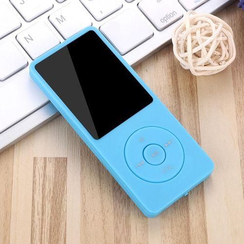 Mp4 Player with 16gb Memory Portable Mp4 Player with Builtin Speaker Blue