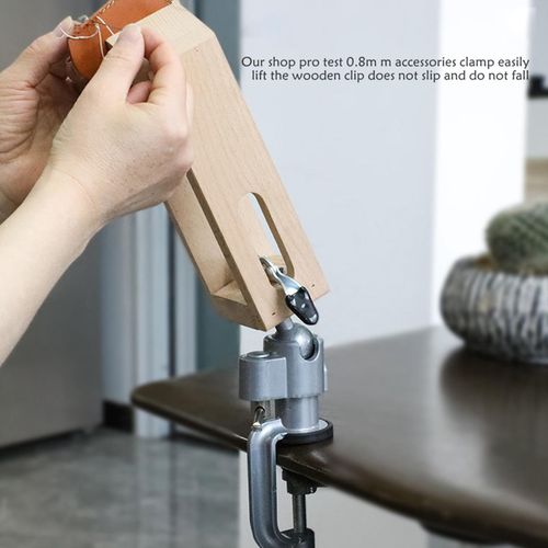 Wooden Leather Stitching Holder 360 Degrees Ordinary