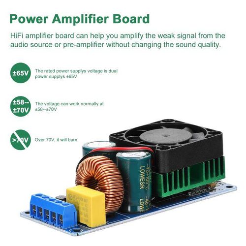 500W IRS2092S Digital  Amplifier Board Mono Channel Class D