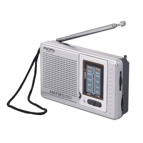 INDIN BC-R2011 Mini AM FM Radio 2 Band Radio Receiver