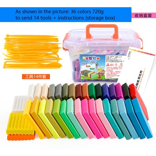 Polymer Clay Fimo DIY Soft Colorful Mud Set Molding Craft