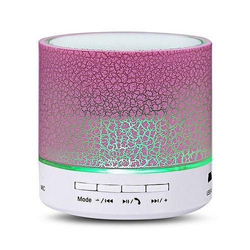 A9 Wireless Bluetooth Speaker Portable LED Mini Hands Free TF USB Subwoofer Music Sound Player For Car Phone Iphone PCPink HTS