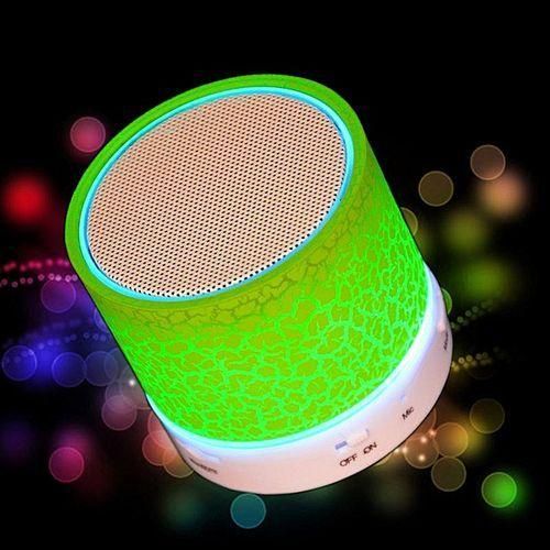 A9 Wireless Bluetooth Speaker Portable LED Mini Hands Free TF USB Subwoofer Music Sound Player For Car Phone Iphone PCPink HTS