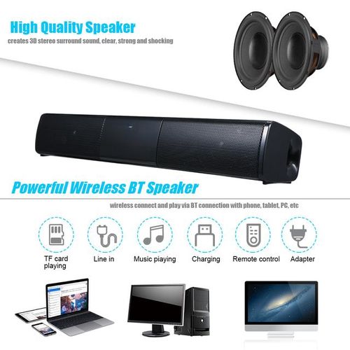 Luxury Wireless Bt 4.2 Soundbar Speaker Tv Home Theater 3d Soundbars Bass Television Subwoofer With Rca Line Remote Control