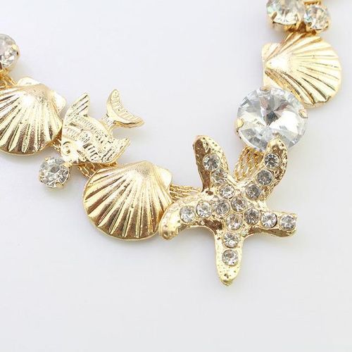 Creative 1pcs Starfish Metal Clothing Link Accessories Shoe Chain Flip-Flops Sandals Diy Decoration