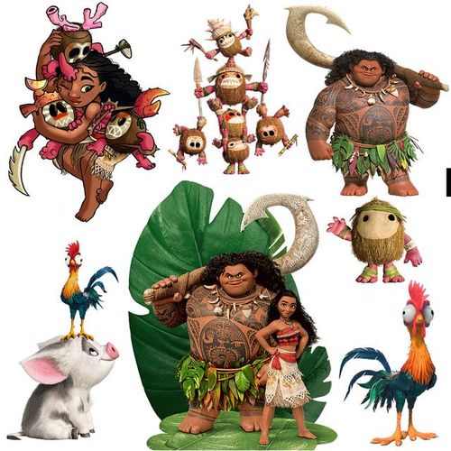 Moana Patch Patches For Clothing Heat Transfer Parches Bordados Para La Ropa Appliques On Vinyl For Clothes