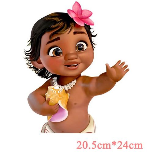 Moana Patch Patches For Clothing Heat Transfer Parches Bordados Para La Ropa Appliques On Vinyl For Clothes