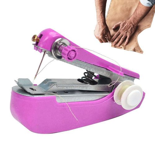 Handy Sewing Machine Portable Handheld Sewer Machine Lightweight Construction Needlework Tool For Business Trip Dormitory Home