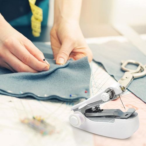 Handy Sewing Machine Portable Handheld Sewer Machine Lightweight Construction Needlework Tool For Business Trip Dormitory Home