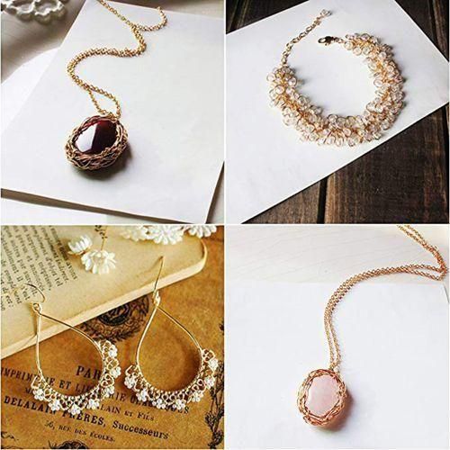 Copper Wire Beading Jewelry String Beads Bracelet Necklace