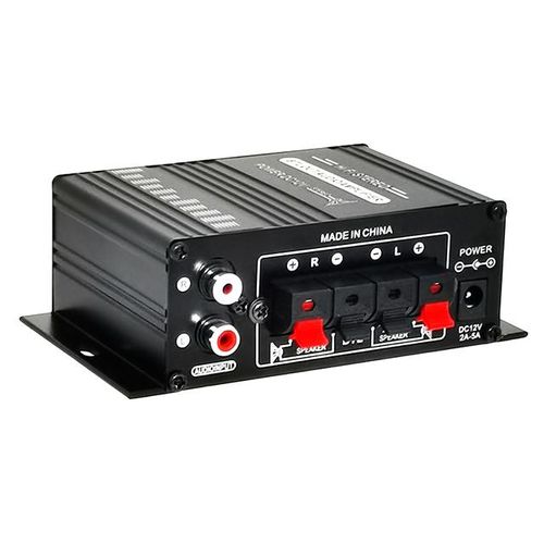 Stereo Amplifier Surround Sound Audio 2-Channel Stereo Power Amplifier 12v Portable Sound Amplifier Speaker Amp For Car And Home