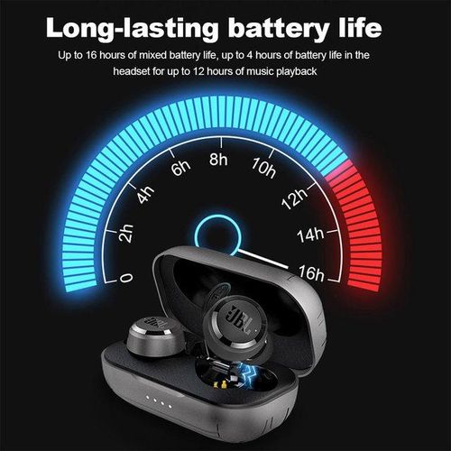 100% Jbl T280 Tws Wireless Bluetooth Earphone Sports Earbuds Bass Headphones Waterproof Headset With Charging Case