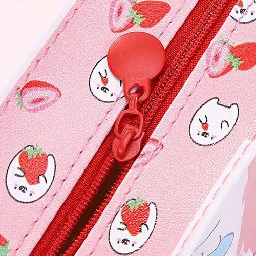 Ellen Brook 1 Pcs Cute Kawaii Large Milk Bottle Blue Yellow Pink Pu Leather Pencil Case Pencil Box School Supplies Stationery