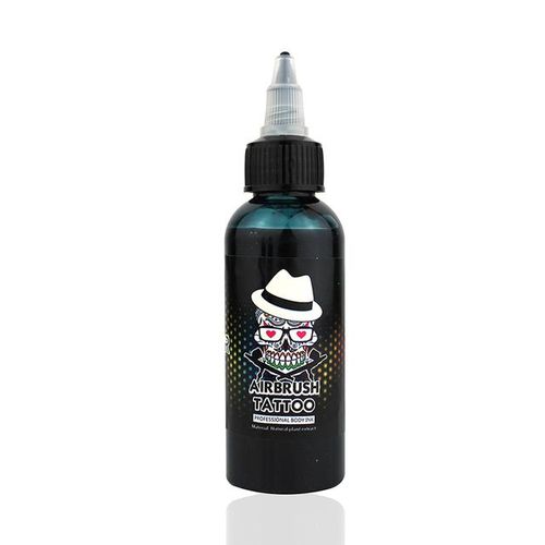 OPHIR 60ML Black Color Tattoo Inks Water Paint Airbrush Ink Pigment Paint for Temporary Tattoo Body Art _TA099-1