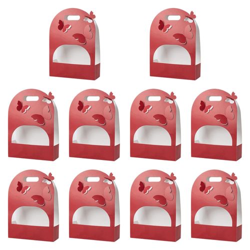 10Pcs Butterfly Flower Box Gift Box For Graduation Party