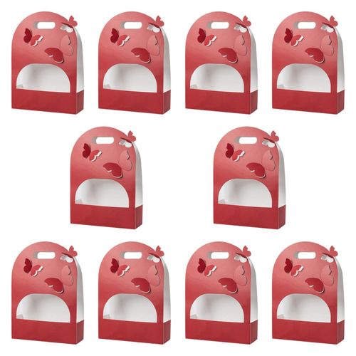 10Pcs Butterfly Flower Box Gift Box For Graduation Party