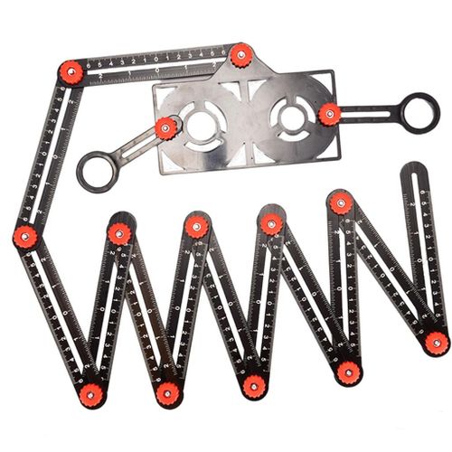 Ruler  Tile   for DIY Measuring Tool 12 fold