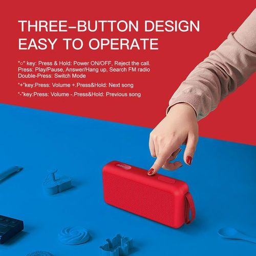 Portable Wireless Speaker Outdoor Bluetooth 5.0 Loudspeaker Mini Bass Box Surround Column Stereo Music Player Support Fm Tf Card