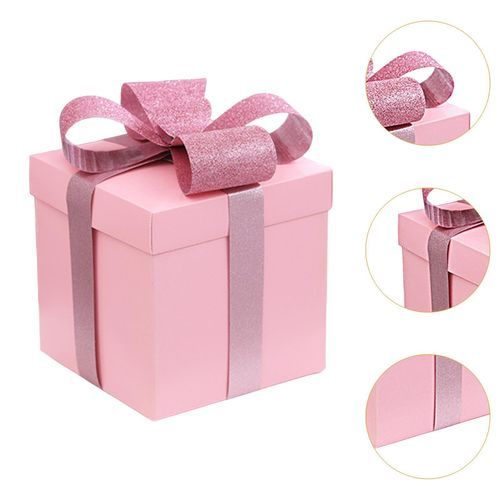 Christmas Gift Boxes Christmas Decorations Squared Pink