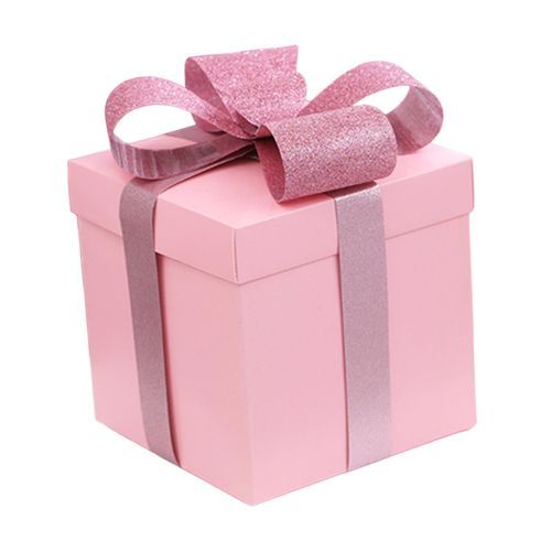 Christmas Gift Boxes Christmas Decorations Squared Pink
