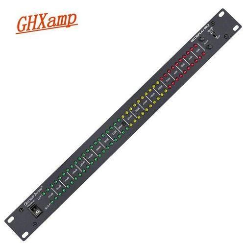 Professional  Dual 40 LED Spectrum Stage Home Amplifier Speaker Audio Stereo Level Indicator 57dB0dBWith Power Supply