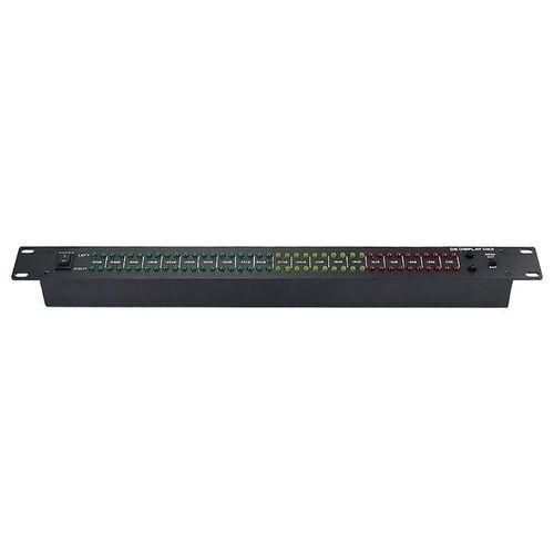 Professional  Dual 40 LED Spectrum Stage Home Amplifier Speaker Audio Stereo Level Indicator 57dB0dBWith Power Supply
