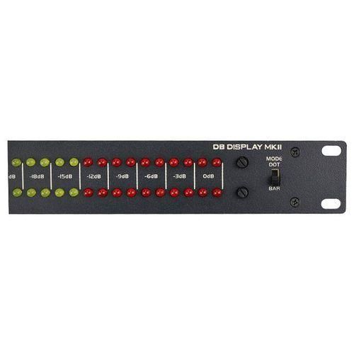 Professional  Dual 40 LED Spectrum Stage Home Amplifier Speaker Audio Stereo Level Indicator 57dB0dBWith Power Supply