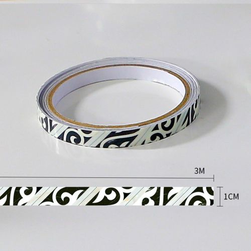 6 Self-adhesive Waistline Sticker Luminous Border Style04