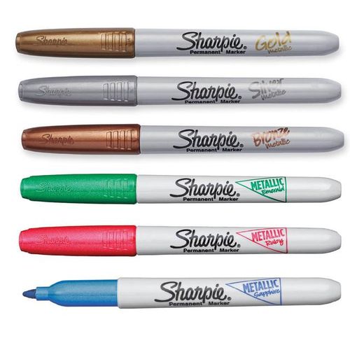 Sharpie Metallic Permanent Marker 39100 Gold Sliver Copper Maker Sign Pen Pengreat For Dark Surfaces Fine Point 1962526