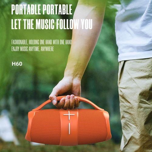 Hope Star H60 20W Outdoor Portable Waterproof Bluetooth SpeakerGrey
