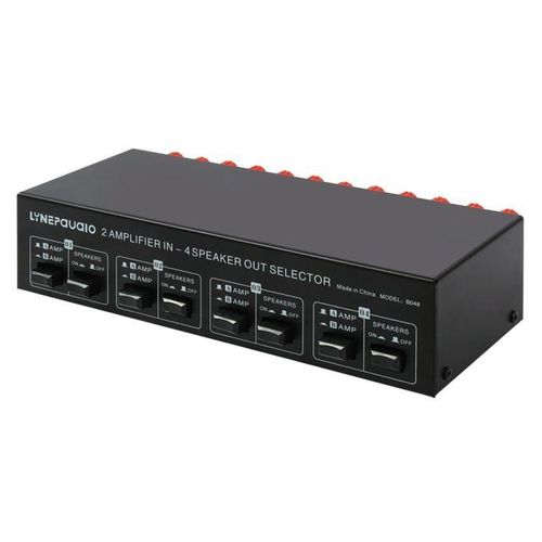 B048 2 In 4 Out Power Amplifier Speaker Switcher