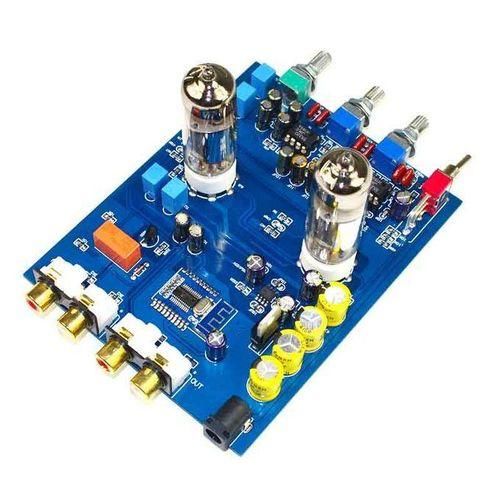 KYYSLB  NE5532 DC12V2A 4.2 Bluetooth HIFI Preamp 6J5 Home Audio Tube Amplifier Fever Bile Preamp Tone Board 470UF25V