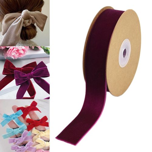 Velvet Ribbon DIY Florist Ribbon For Gift  Red
