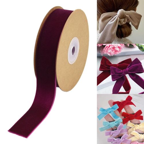Velvet Ribbon DIY Florist Ribbon For Gift  Red