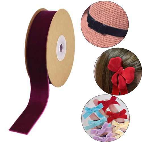 Velvet Ribbon DIY Florist Ribbon For Gift  Red