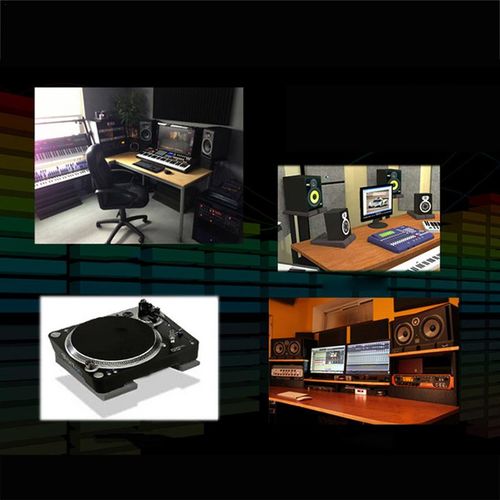 30x20x4.5cm Sponge Studio Monitor Speaker