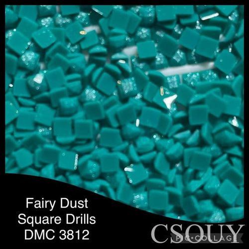 Fairy Dust Drills Full Square Mystery Crystal Diy Diamond Painting Cross Stitch Embroidery Mosaic Rhinestones Decor Photo Custom