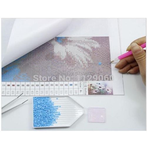 Fairy Dust Drills Full Square Mystery Crystal Diy Diamond Painting Cross Stitch Embroidery Mosaic Rhinestones Decor Photo Custom