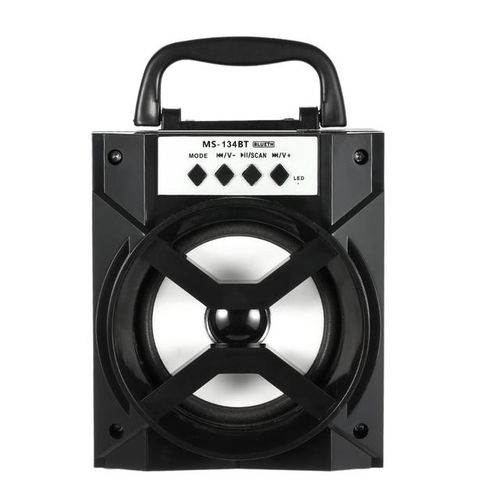 Multi-Functional Portable Bluetooth Speaker Big Drive Unit Bass Led Colorful Backlight Wireless Loudspeaker Support Tf Card Fm