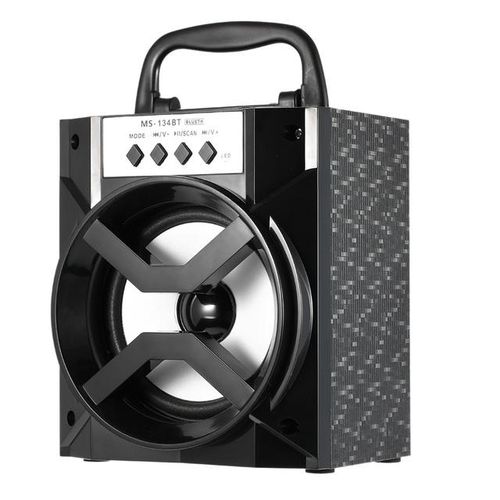 Multi-Functional Portable Bluetooth Speaker Big Drive Unit Bass Led Colorful Backlight Wireless Loudspeaker Support Tf Card Fm