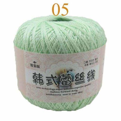 Wholesale 400 Meters Cotton Cord Thread Yarn For Embroidery Crochet Knitting Lace Handicraft Tool Hand Stitching Thread Tool NewNo. 05