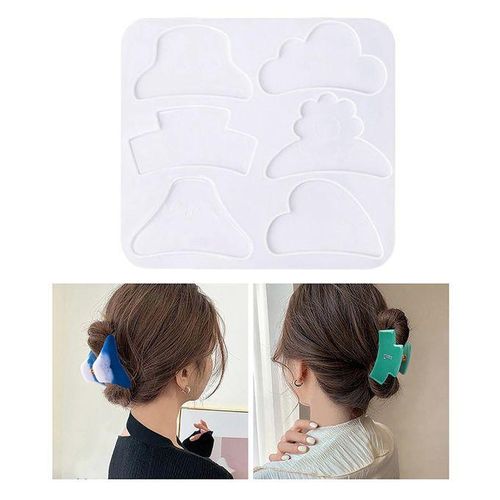 Silicone Hair Clip Mold Hairpin Mould Resin Casting Jewellery DIY 1pc