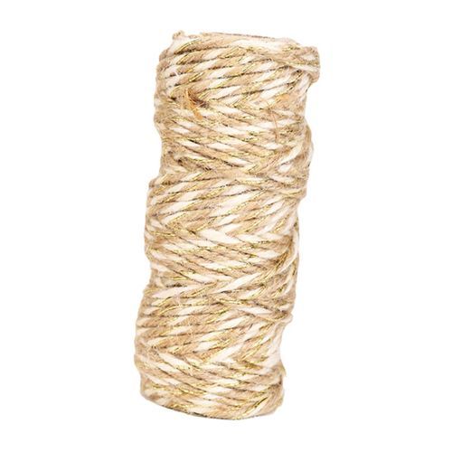 Twine Rope Multifunction Gift Box Decor Braided White Wood