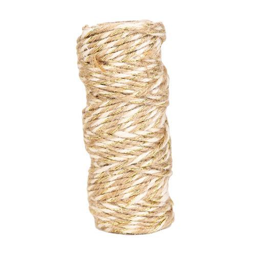Twine Rope Multifunction Gift Box Decor Braided White Wood