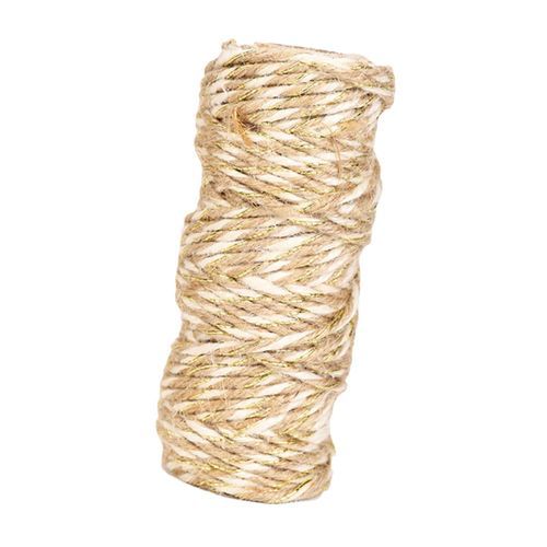 Twine Rope Multifunction Gift Box Decor Braided White Wood
