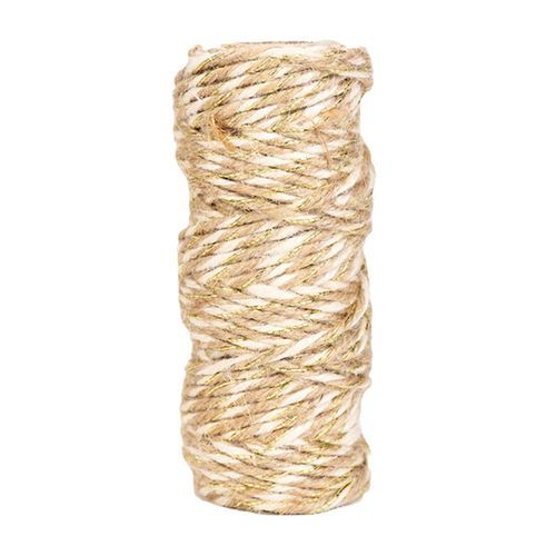 Twine Rope Multifunction Gift Box Decor Braided White Wood