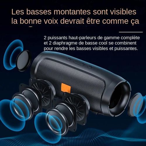 J007 Wireless Speaker Outdoor Card Extra Bass Voice Broadcast Mini Desktop Computer Audio Home