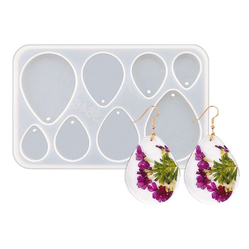 Earrings Pendants Mould Resin Casting Flexible Easy
