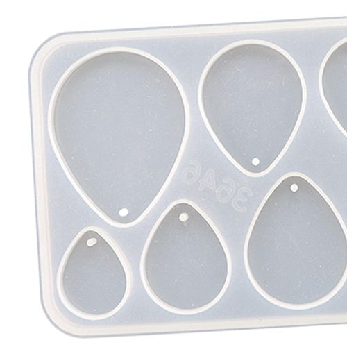 Earrings Pendants Mould Resin Casting Flexible Easy