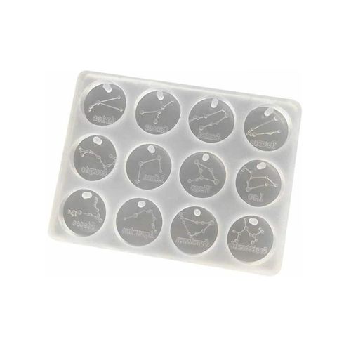 12 Zodiac Constellation Candle Mold Animal Resin Casting Moulds Epoxy Molds For Jewellery Making Vintage Home Decoration